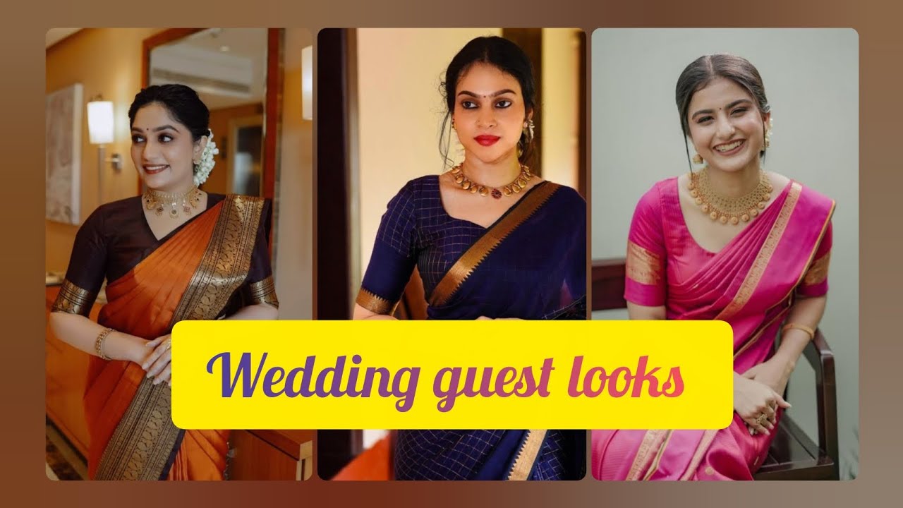 Simple and elegant wedding guest looks||latest wedding looks2026||wedding guest looks ideas❤️