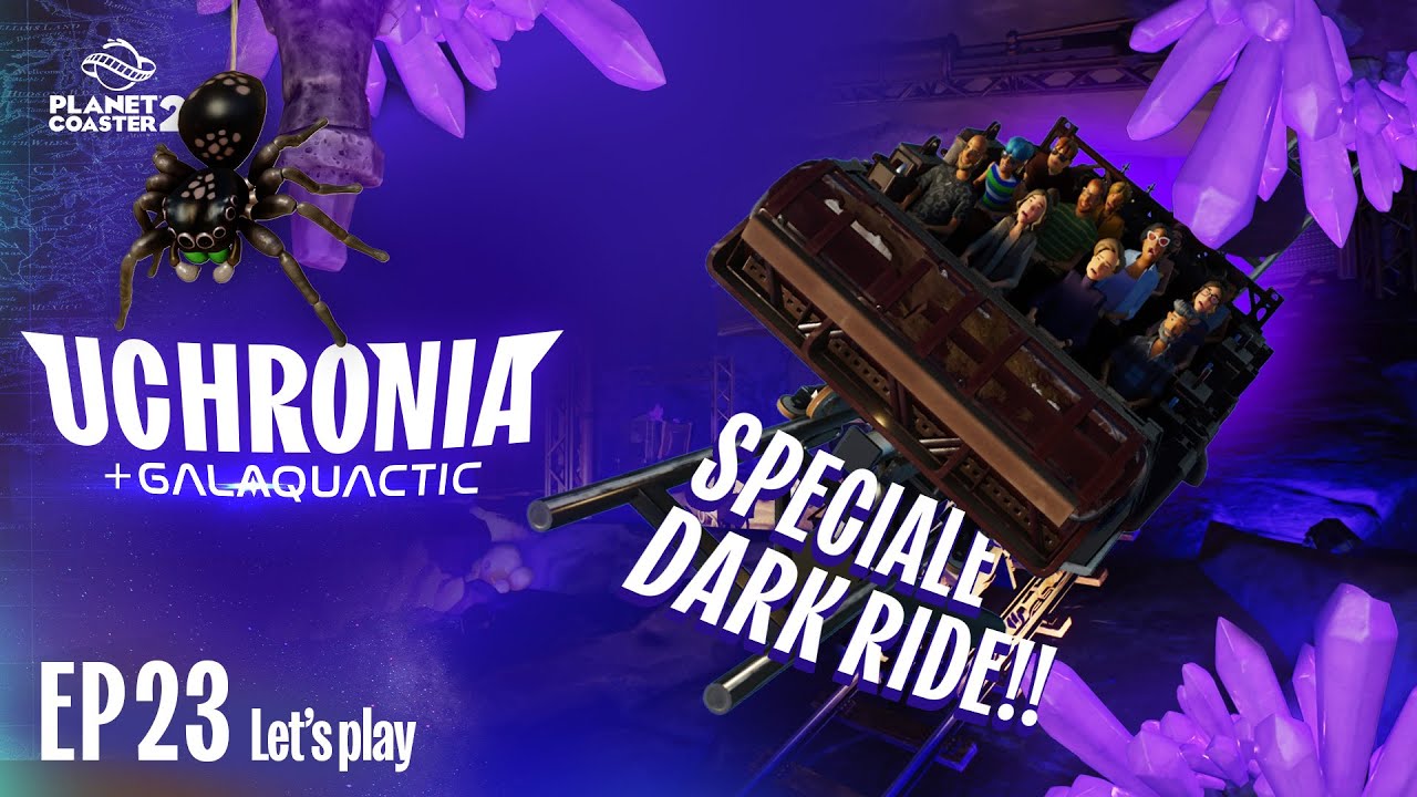 Planet Coaster 2 | Notre dark-ride Intamin touche à sa fin ! Protocole Ether | Uchronia 23