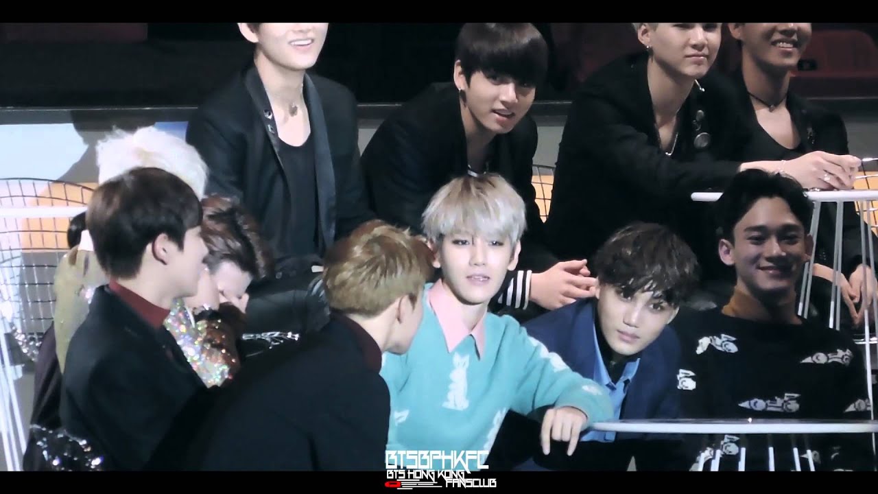 [BTSBPHKFC]151202 BTS - reaction to Big Bang 