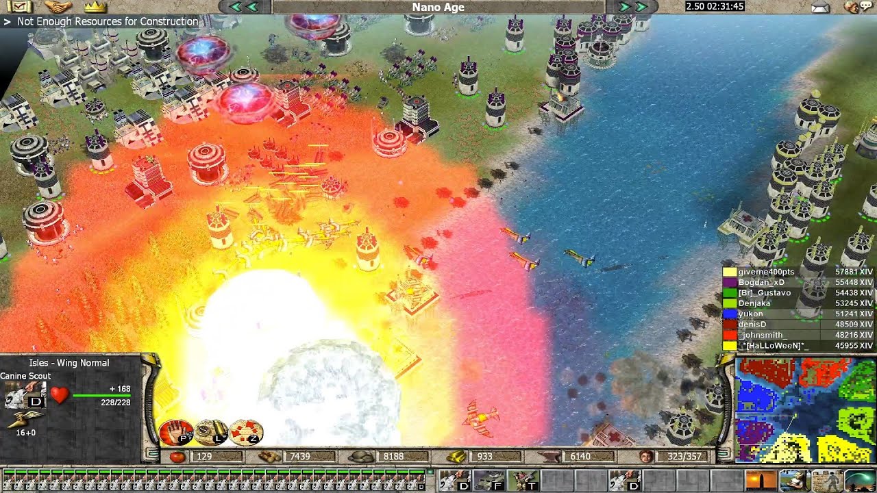 Empire Earth | Islands | &yukon vs Evil&Halloween | Strong fight