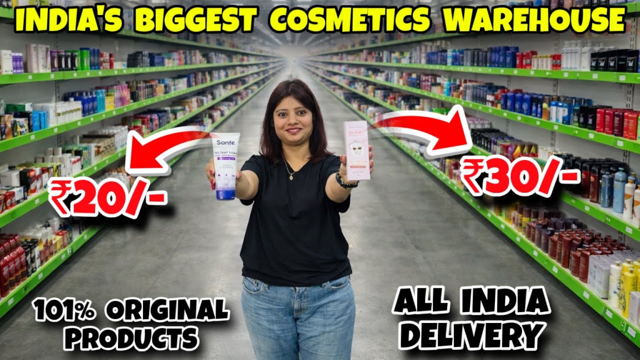 98% Discount🔥😍 | Branded Cosmetic Wholesale Market | Cheapest FMCG Products Wholesale Market
