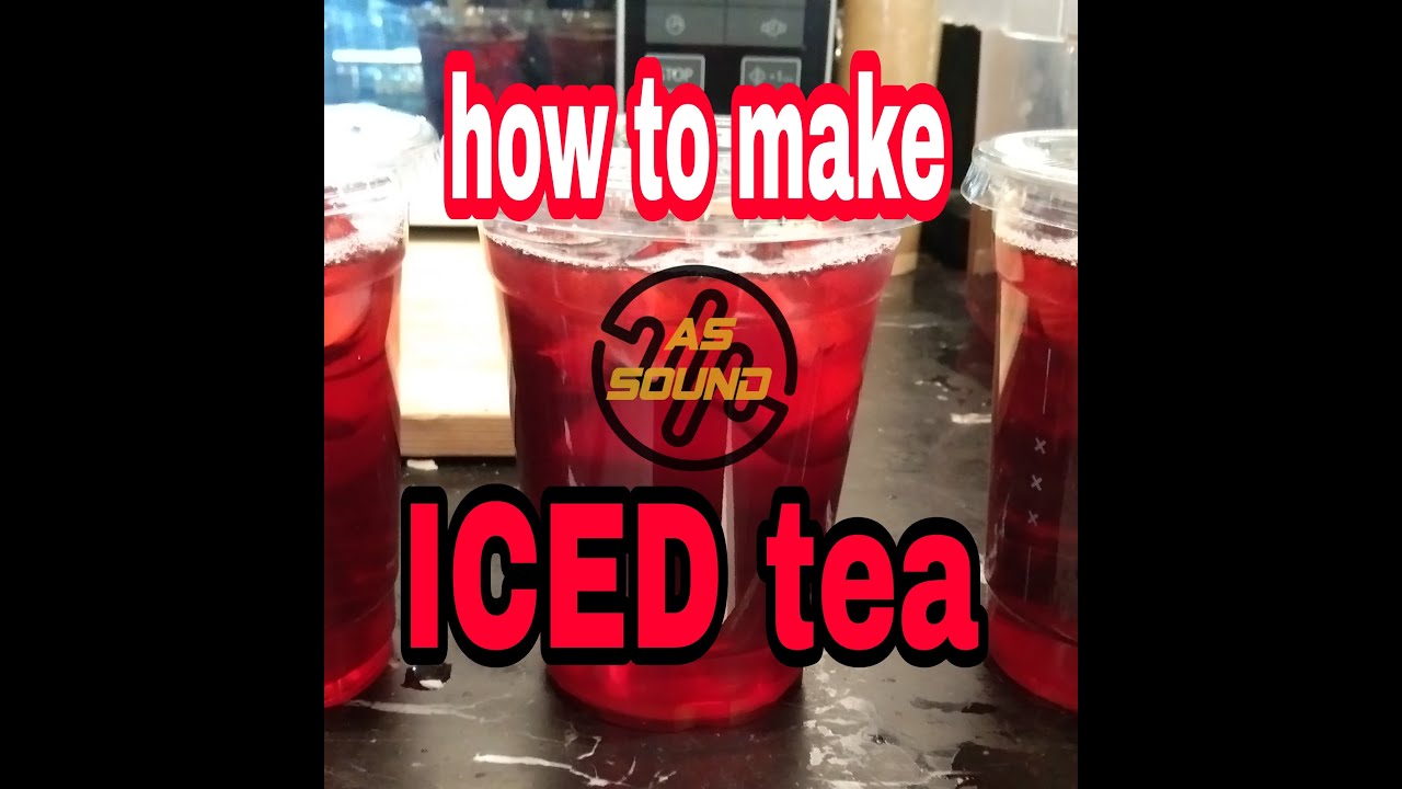 icedtea coldtea ASsound how to make iced tea