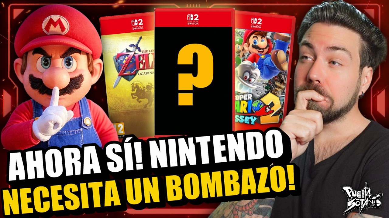🔥Ahora Sí! Nintendo NECESITA un GRAN ANUNCIO para ESTE AÑO! Cuál será la SORPRESA? Mario? Zelda?