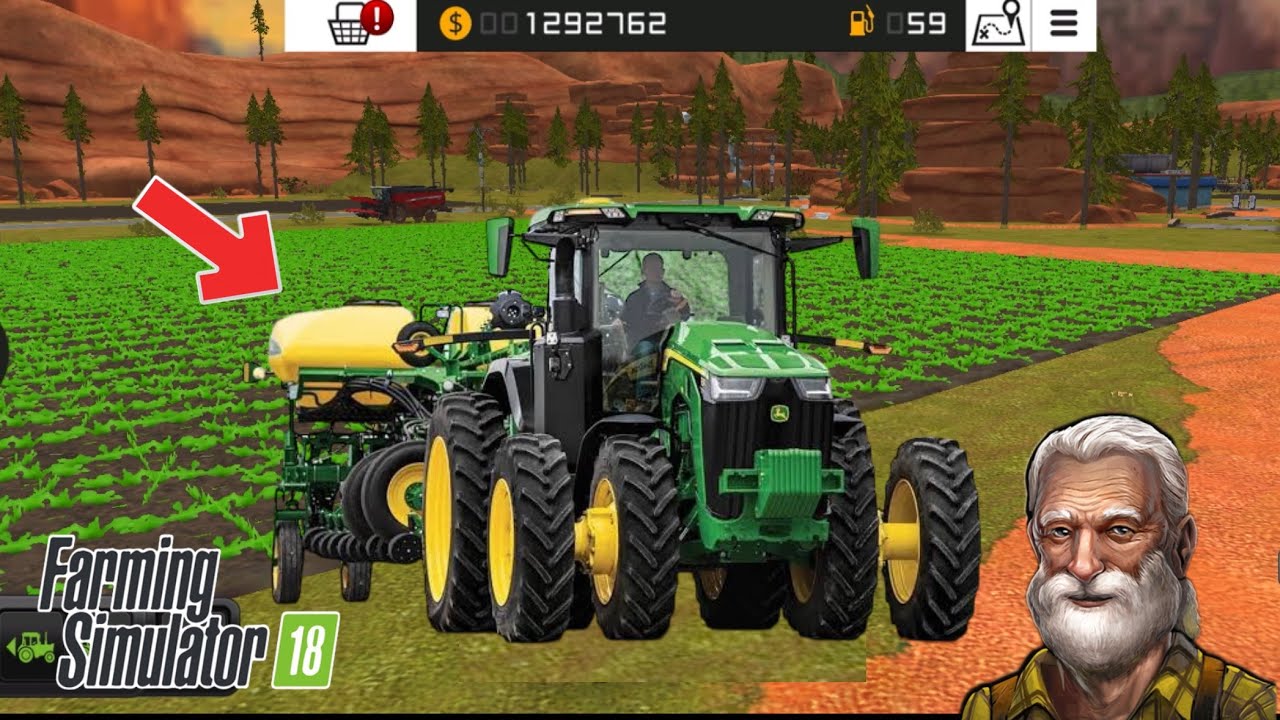 Fs18 suni gübre ile şekerpancarı gübrelemek - traktör oyunu Farming simulator18