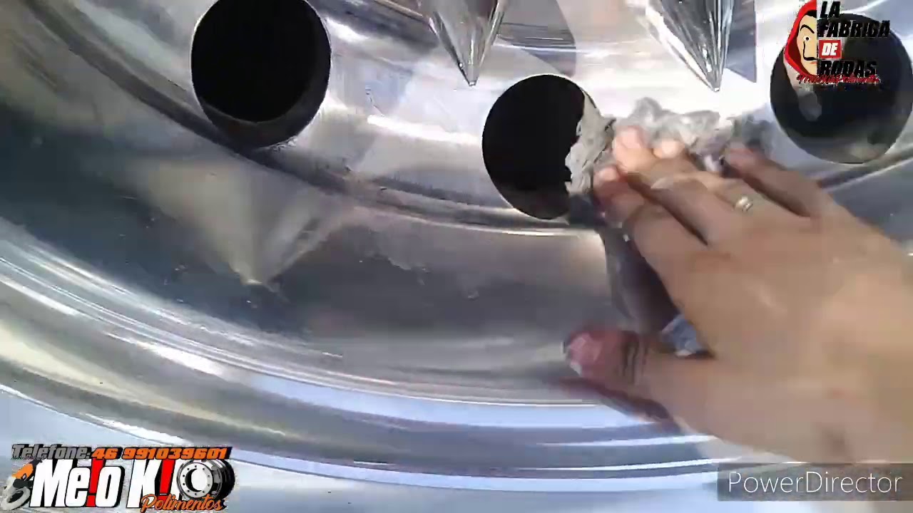 Passo a passo de como polir roda na mão de caminhão Alcoa 🚛