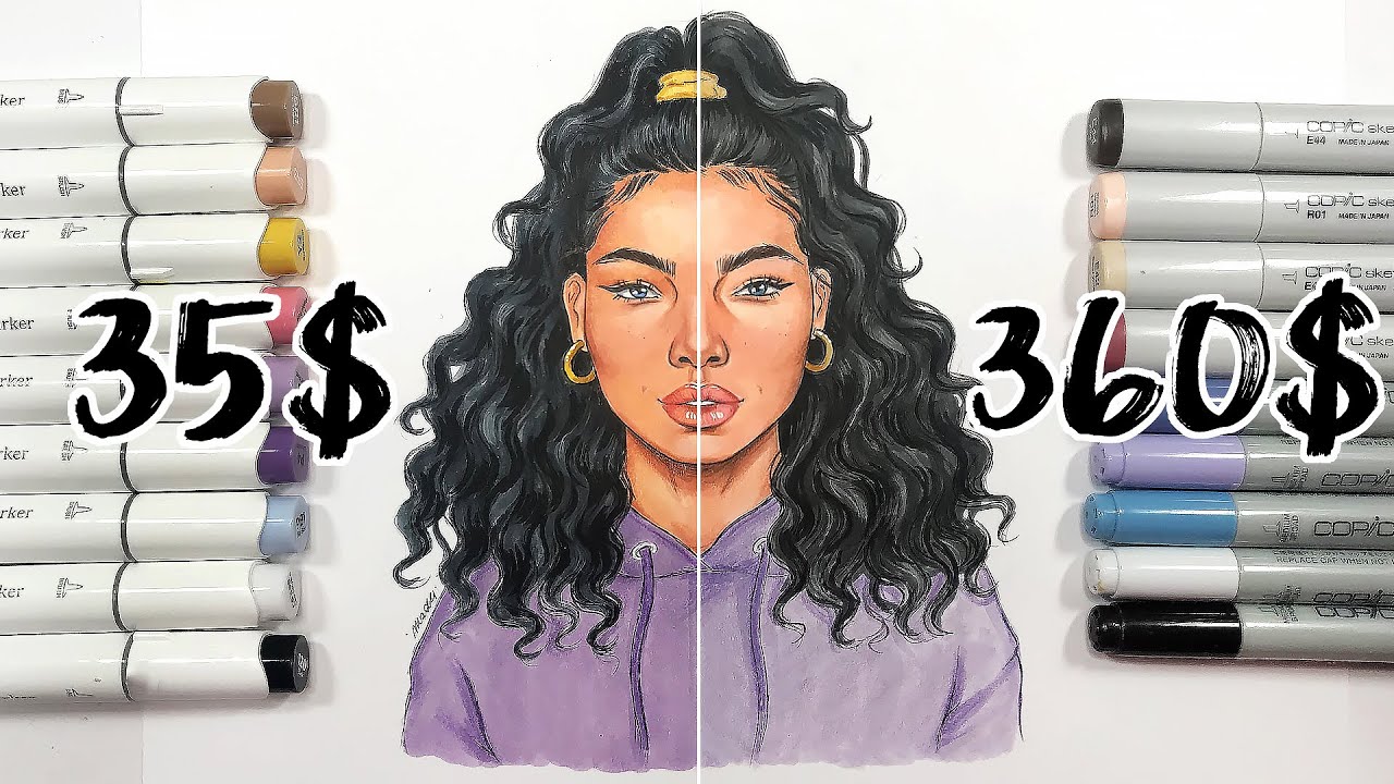 OHUHU BRUSH MARKERS VS COPICS- A Perfect Dupe for Expensive Markers?