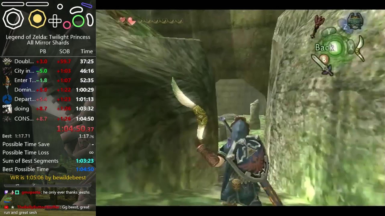 Twilight Princess All Mirror Shards speedruns