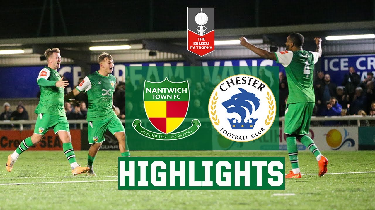 Nantwich Town 0-0 Chester FC (Nantwich win 4-2 on penalties) - FA Trophy 2nd Round - 18/11/23