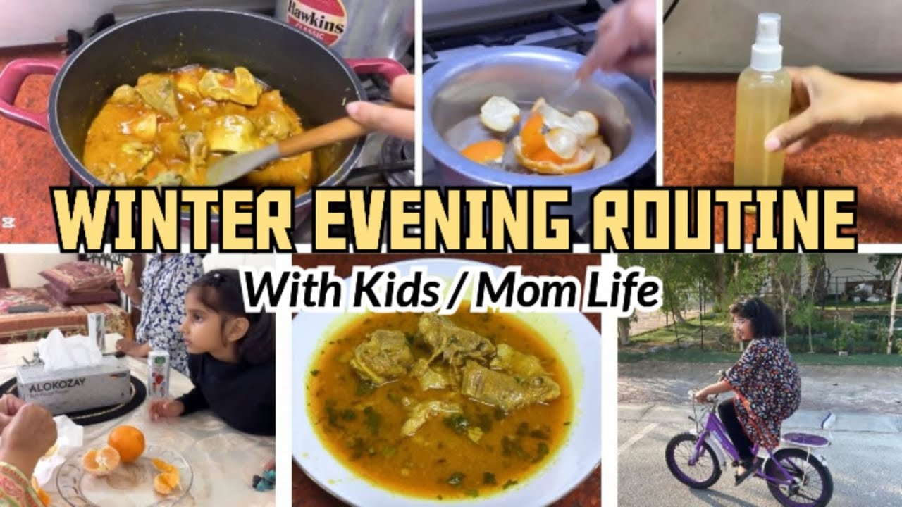 4PM–8PM Evening to Night Routine with Kids | Winter Special Haddi Guddi  Recipe & Skin Glow Remedy