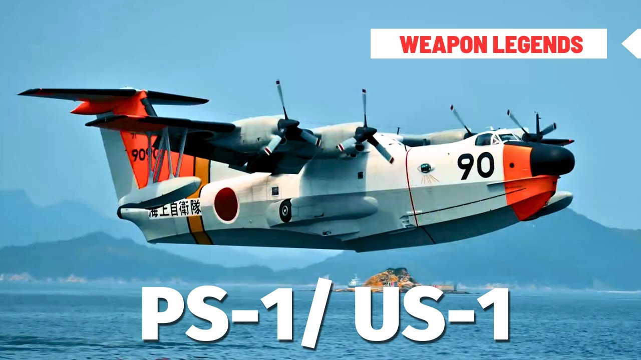 Shin Meiwa PS-1 & US-1 | Japanese Cold War flying boats (automatic dubbing)