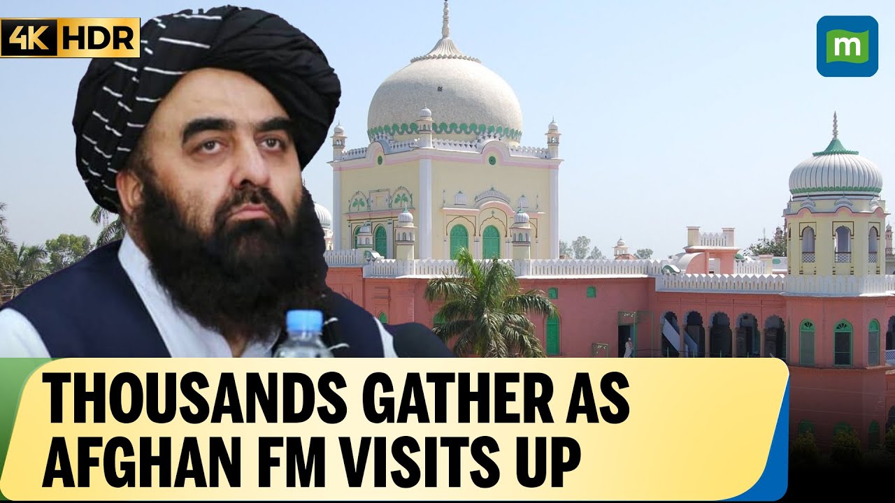 Afghanistan FM Amir Khan Muttaqi Visits Darul Uloom Deoband, UP