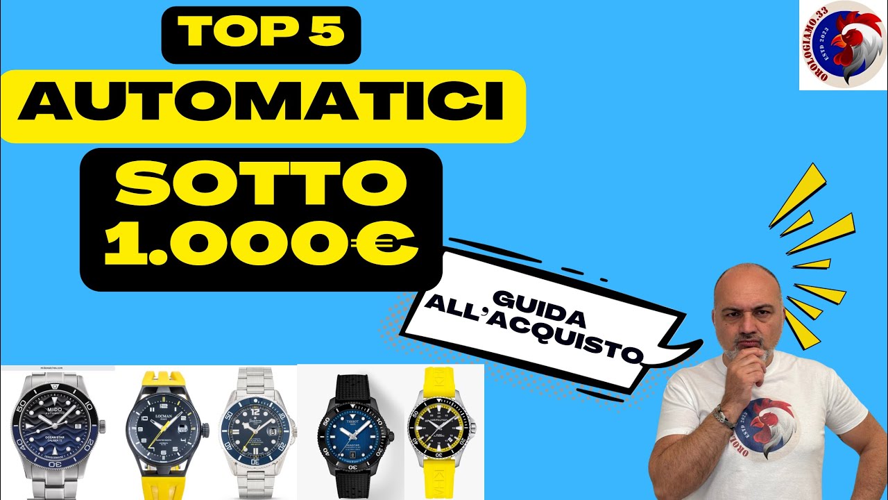 Top 5 Automatici sotto i 1.000 &euro;, (Quale scegliereste voi?)