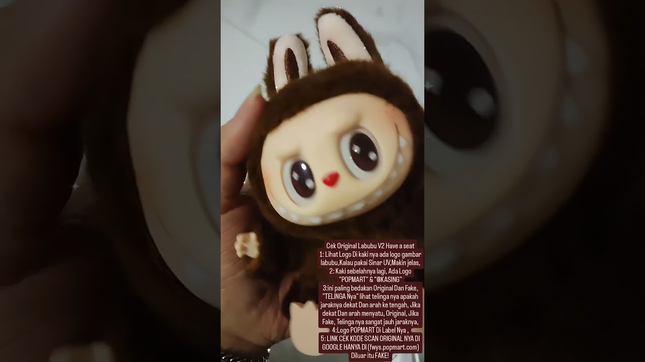 Cek Original Labubu #viral #labubu #trending #labubuv2 #labubusecret #apt #shorts #shortvideo #cute