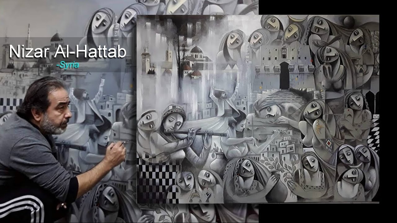 Nizar Al-Hattab - Artist / Syria / painter / Member of the Syrian Plastic Artists Union