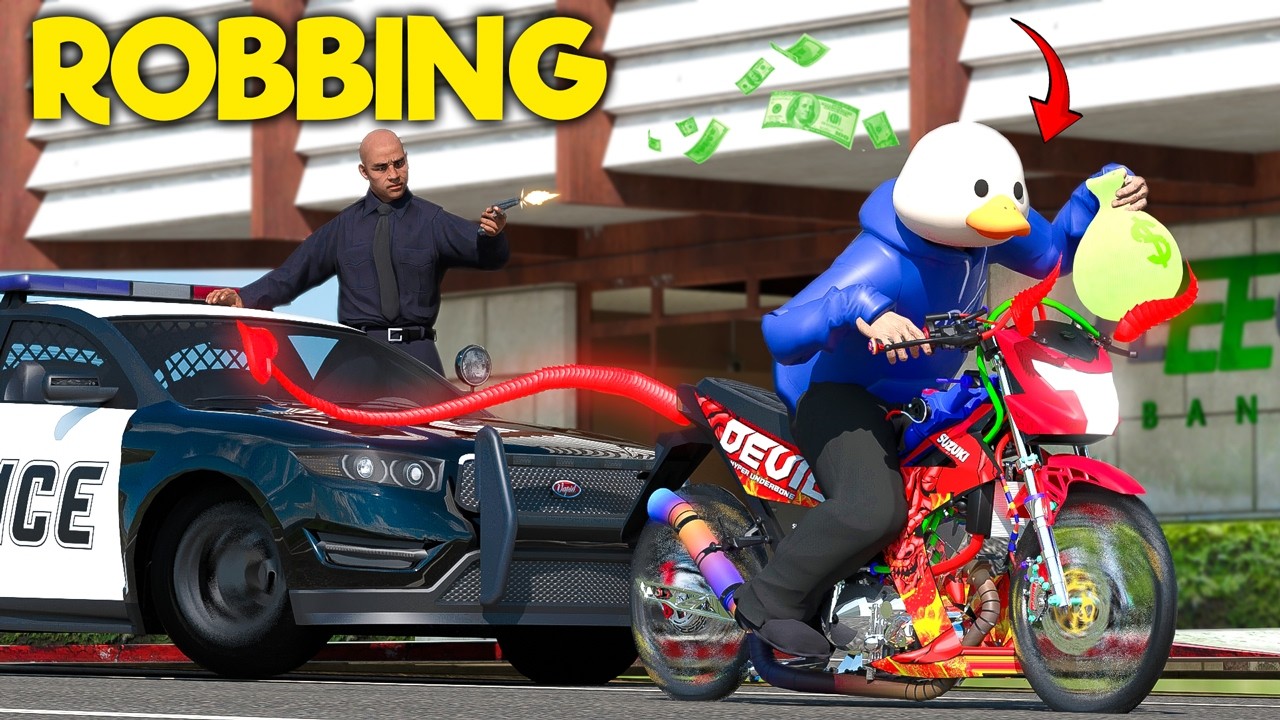I Robbed a Bank Using a Devil Street Bike in GTA 5!