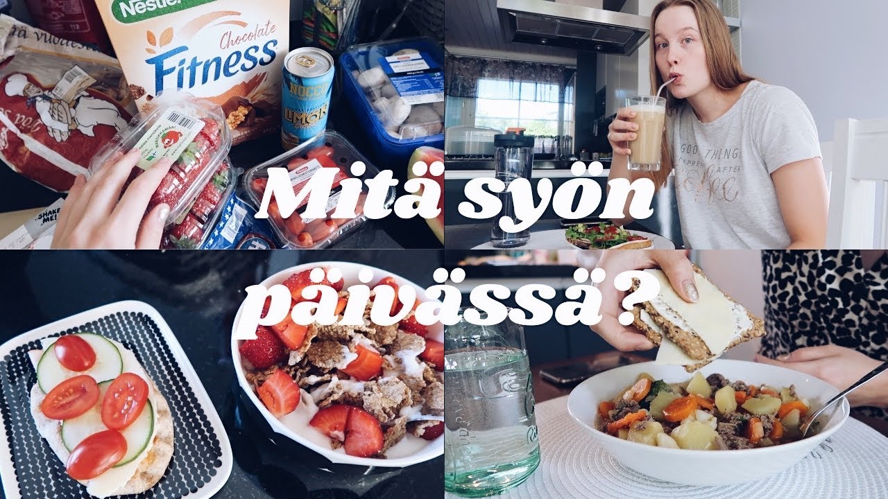 Mitä syön päivässä?🍓🥦🍴