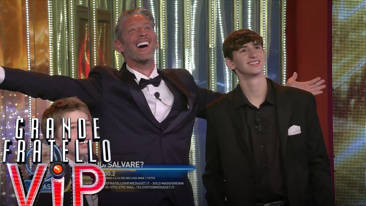 Grande Fratello VIP - Edoardo Tavassi incontra i fratelli Federico e Alessandro