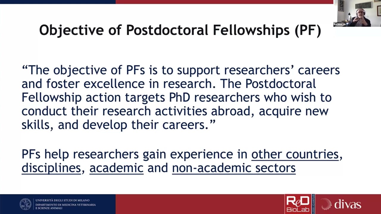 Beyond the PhD: Marie Skłodowska-Curie Actions (MSCA) Postdoctoral Fellowships (PF)