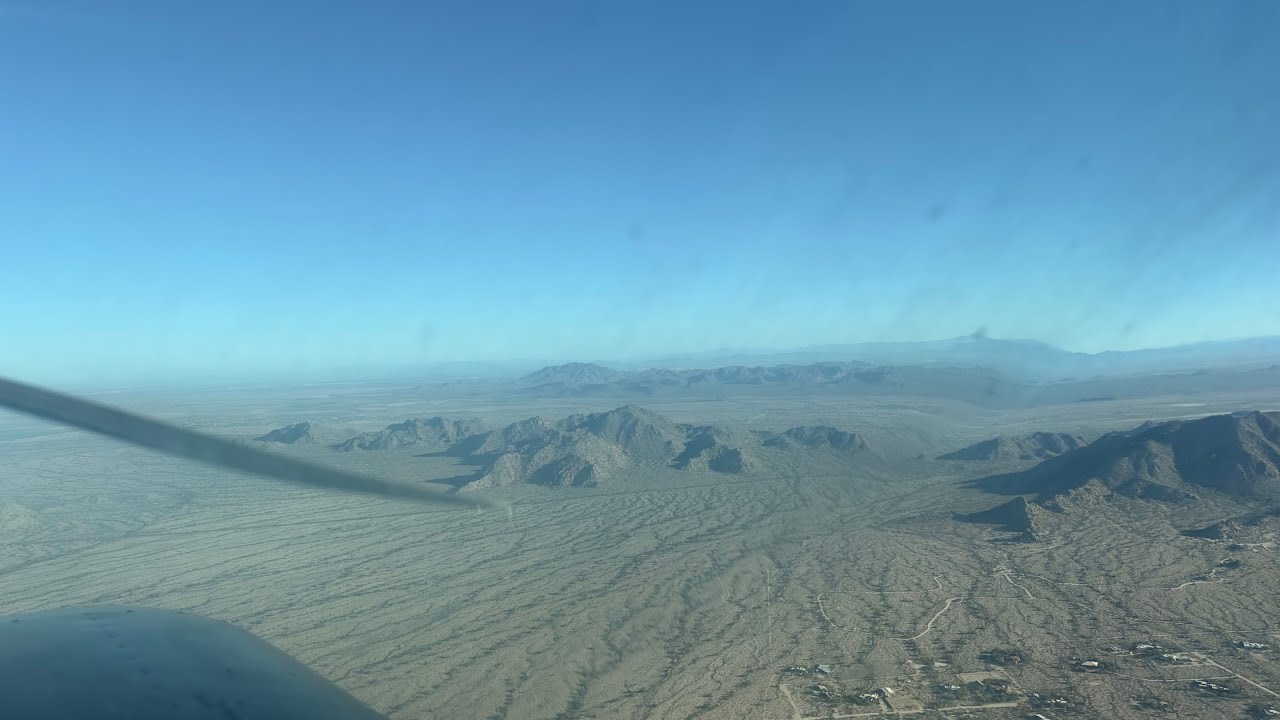 Full Flight Eloy AZ to Chandler AZ C150 - 4K VR / 360 Video