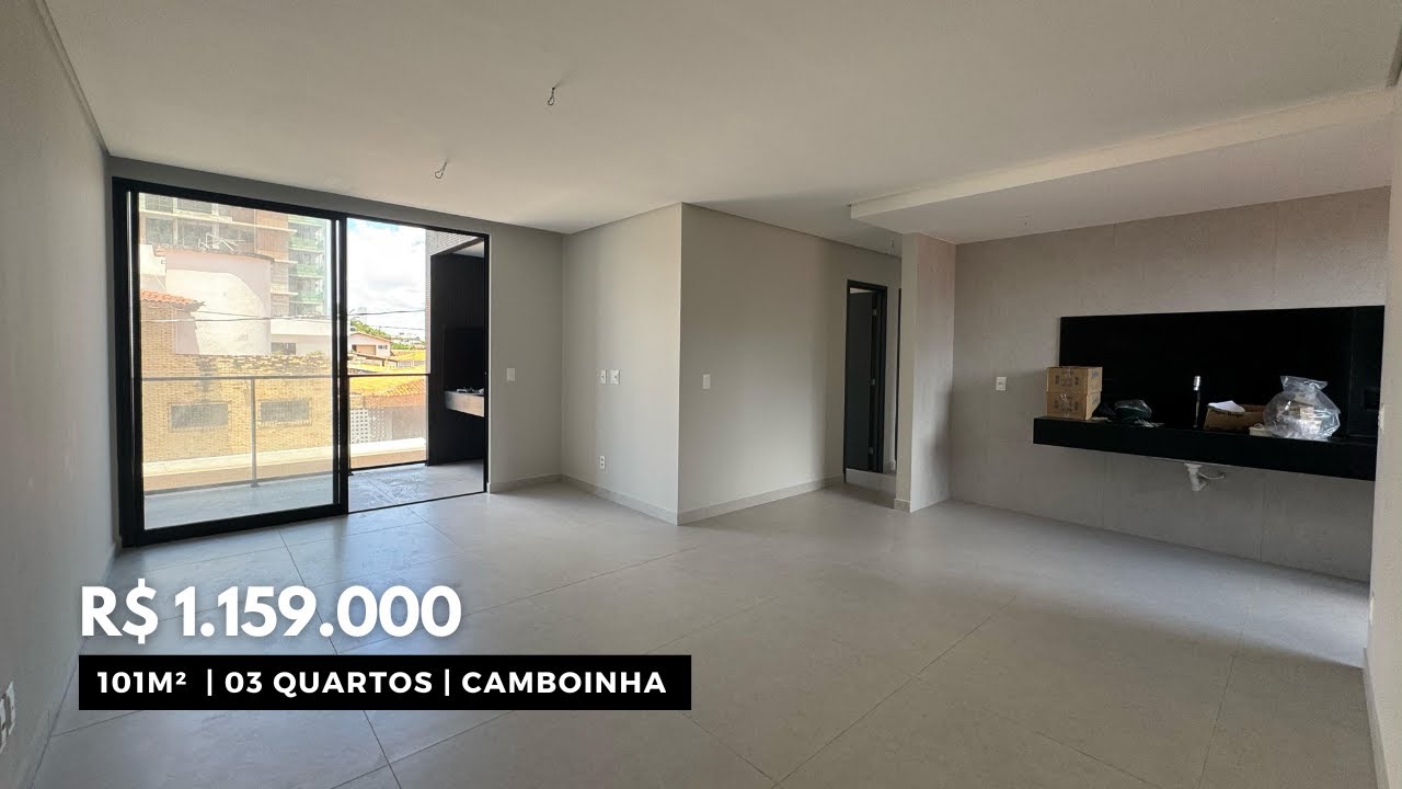 APARTAMENTO COM 03 QUARTOS À BEIRA-MAR DA PRAIA DE CAMBOINHA, CABEDELO-PB