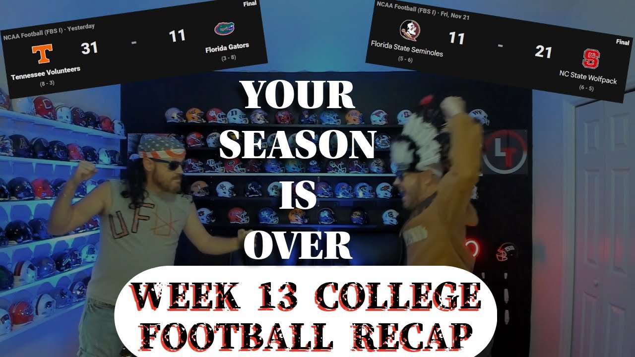 YOUR SEASON IS OVER WEEK 13 COLLEGE FOOTBALL RECAP YSIO 2025
