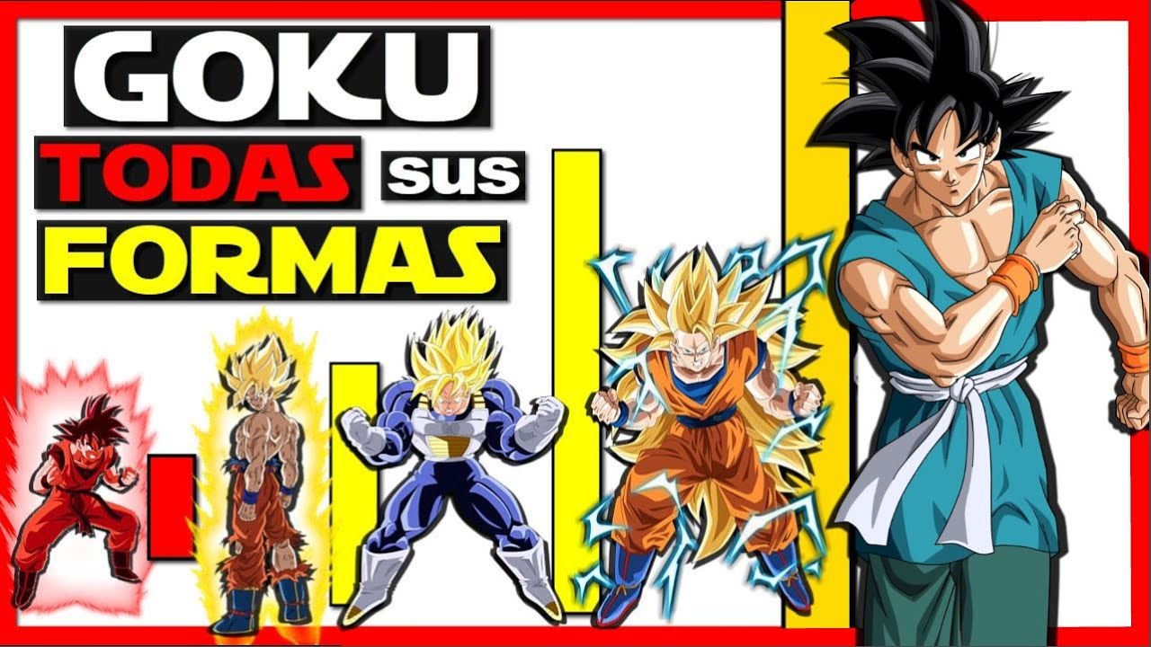 ¿Que tan PODEROSO es GOKU?🔥|| TODAS sus FASES e HISTORIA⚡|| Cronologia🔥 || Zenkai Z