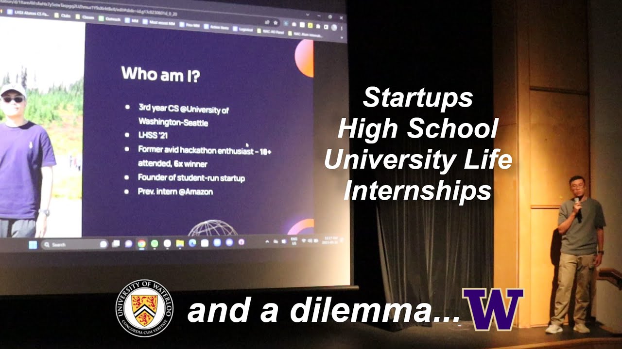 L.H.S.S. Alumnus Insights Panel! | Comp Sci, FAANG Internship, Academics [Recording]