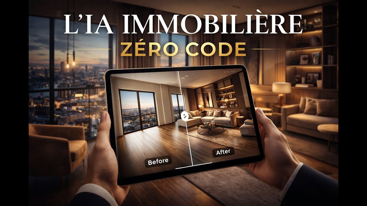 J'ai créé un Agent Immobilier IA en 15 min (200€/photo) 🚀