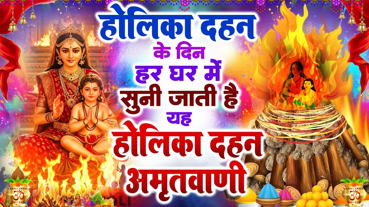 होलिका दहन अमृतवाणी - सुनने से सारे पाप मिट जाते हैं और मनोवांछित फल की प्राप्ति होती है~Amritwani