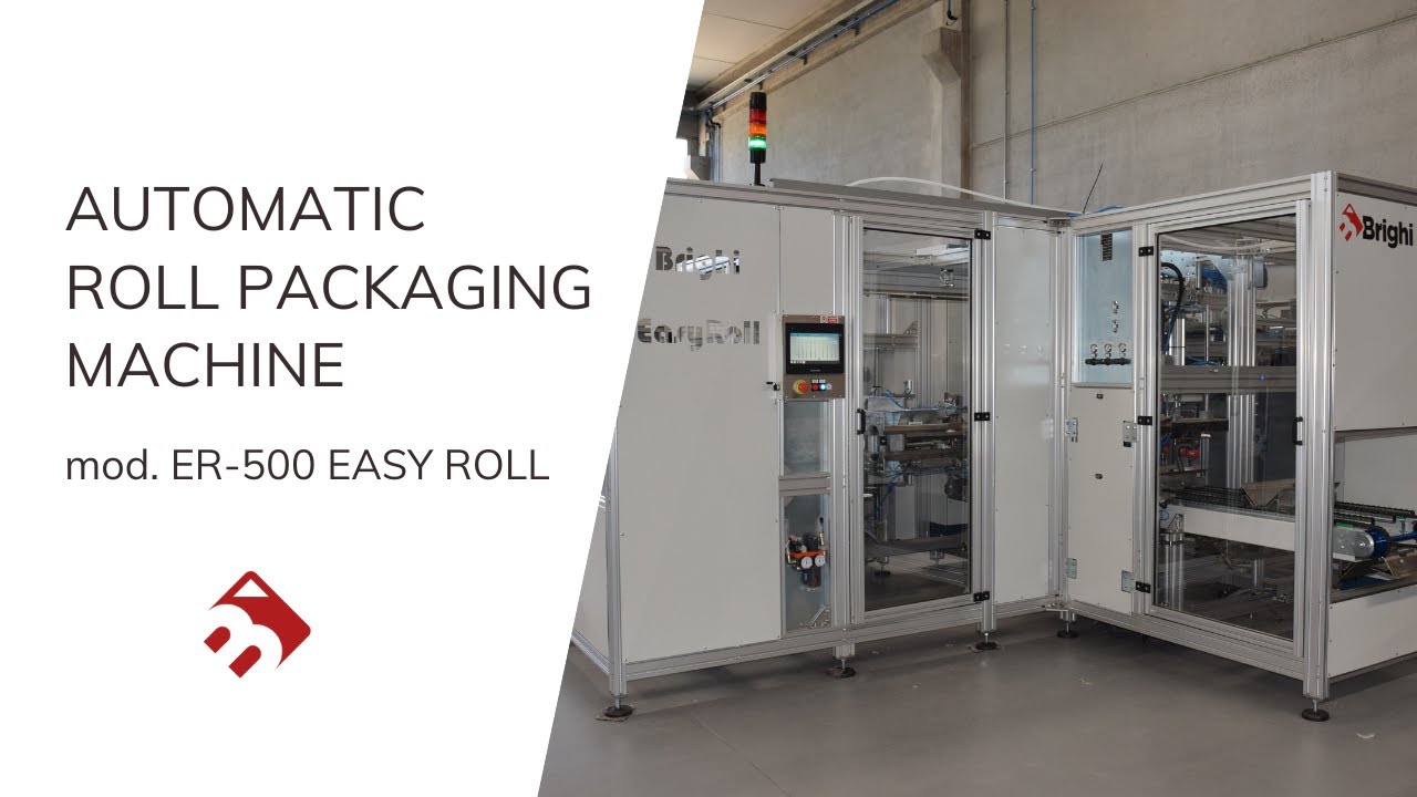 Automatic Roll Packaging Machine mod. ER-500 EASY ROLL