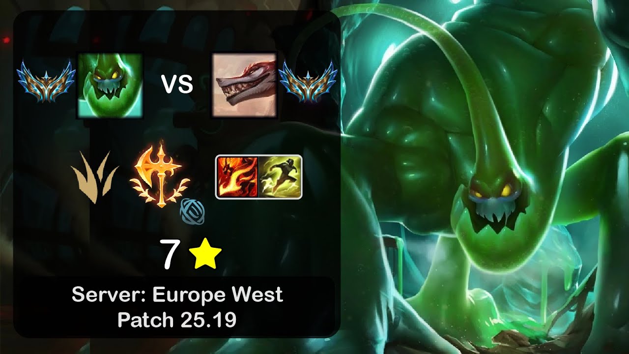 Zac Jungle vs Naafiri - EUW Challenger - Patch 25.19