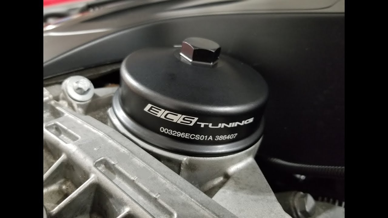 ECS Tuning Billet Alum. Oil Filter Cap for BMW's