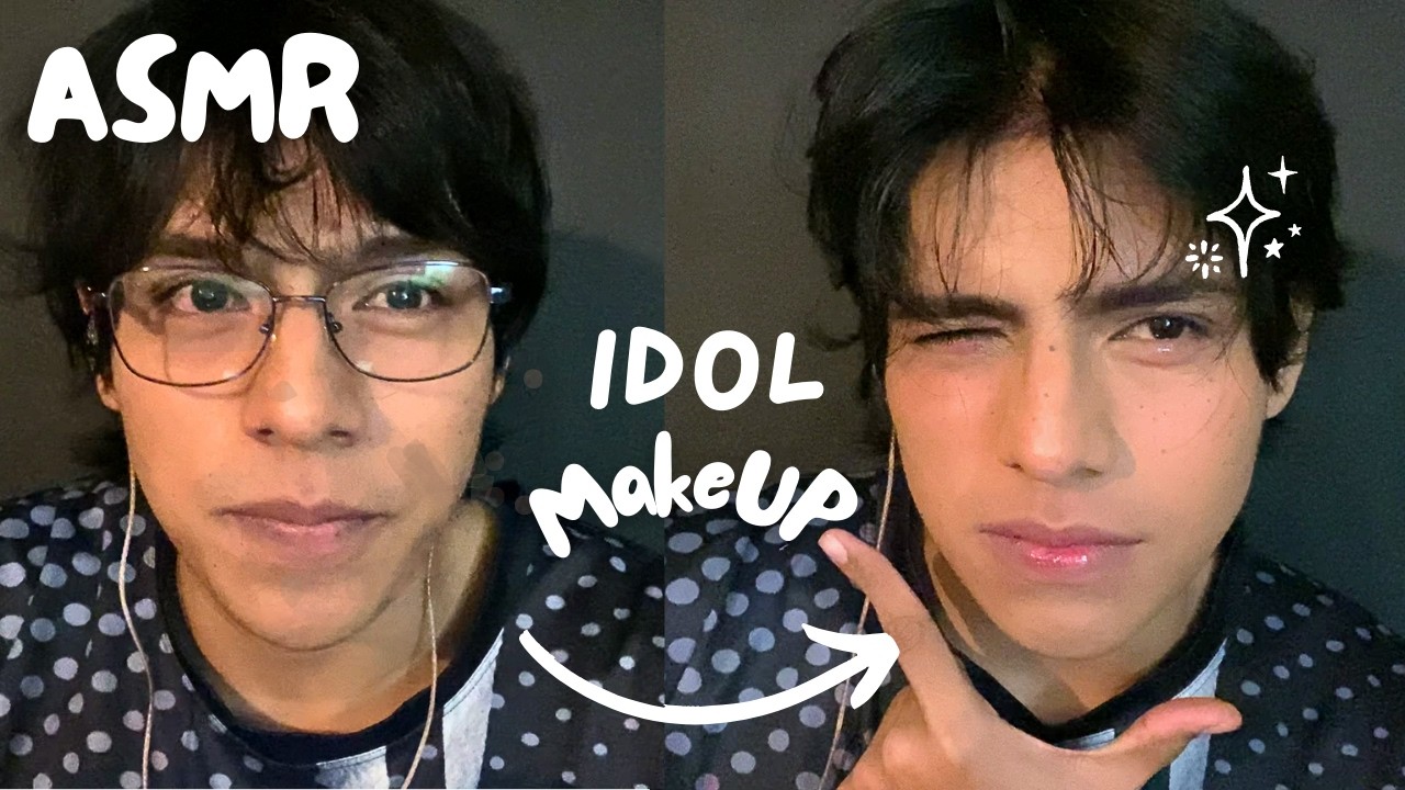 ASMR ✨ Maquillaje de IDOL K-POP (Boy Version)