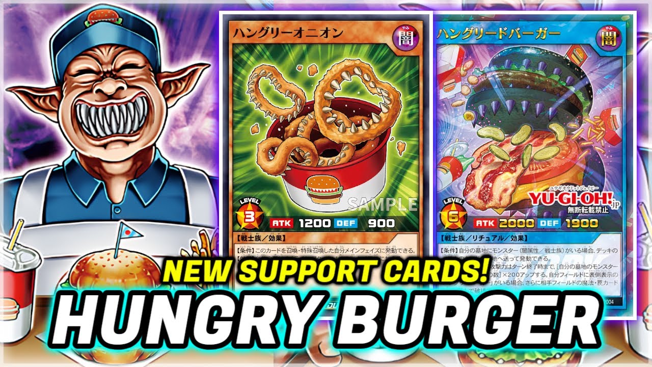 HELL'S KITCHEN!!! NEW Hungry Burger SUPPORT! Deck Testing! | Yu-Gi-Oh Rush Duel | EDOPRO