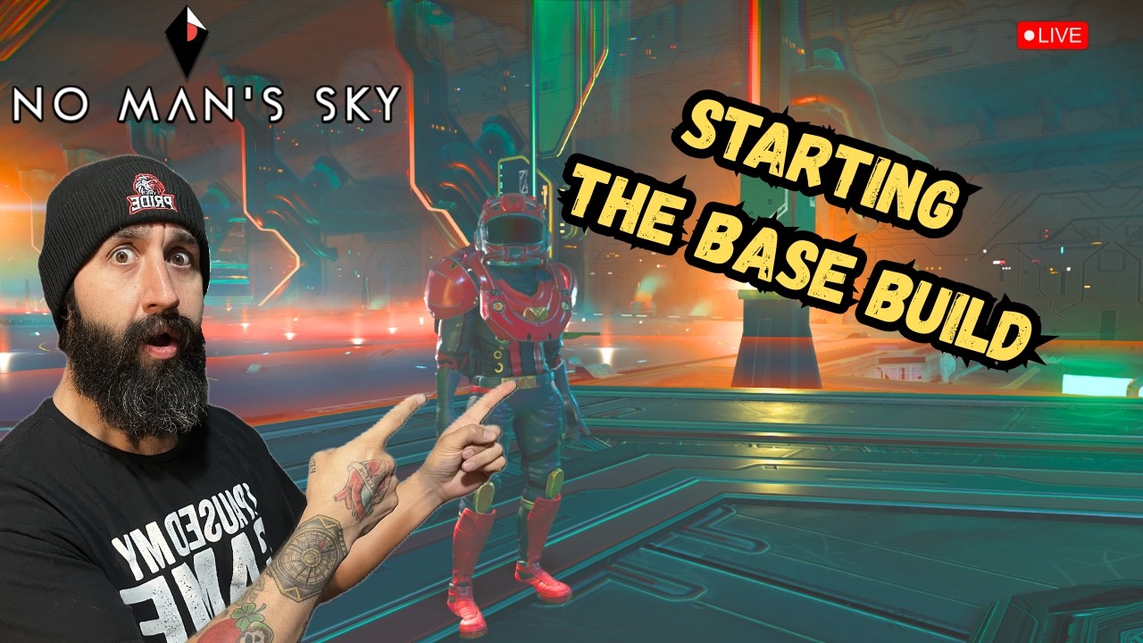🔴 Building Our First Base & Going Outlaw | No Man’s Sky Part 1
