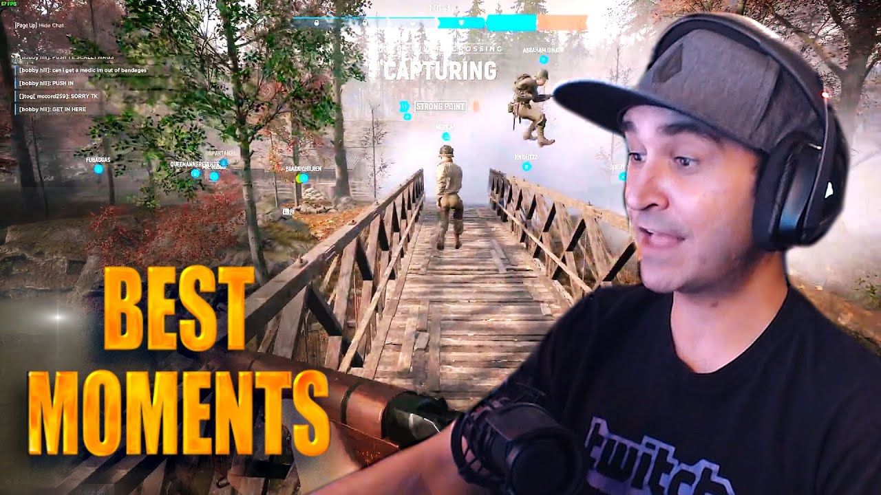 SUMMIT1G PLAYS HELL LET LOOSE AND FOXHOLE - Summit1g Highlights and best moments