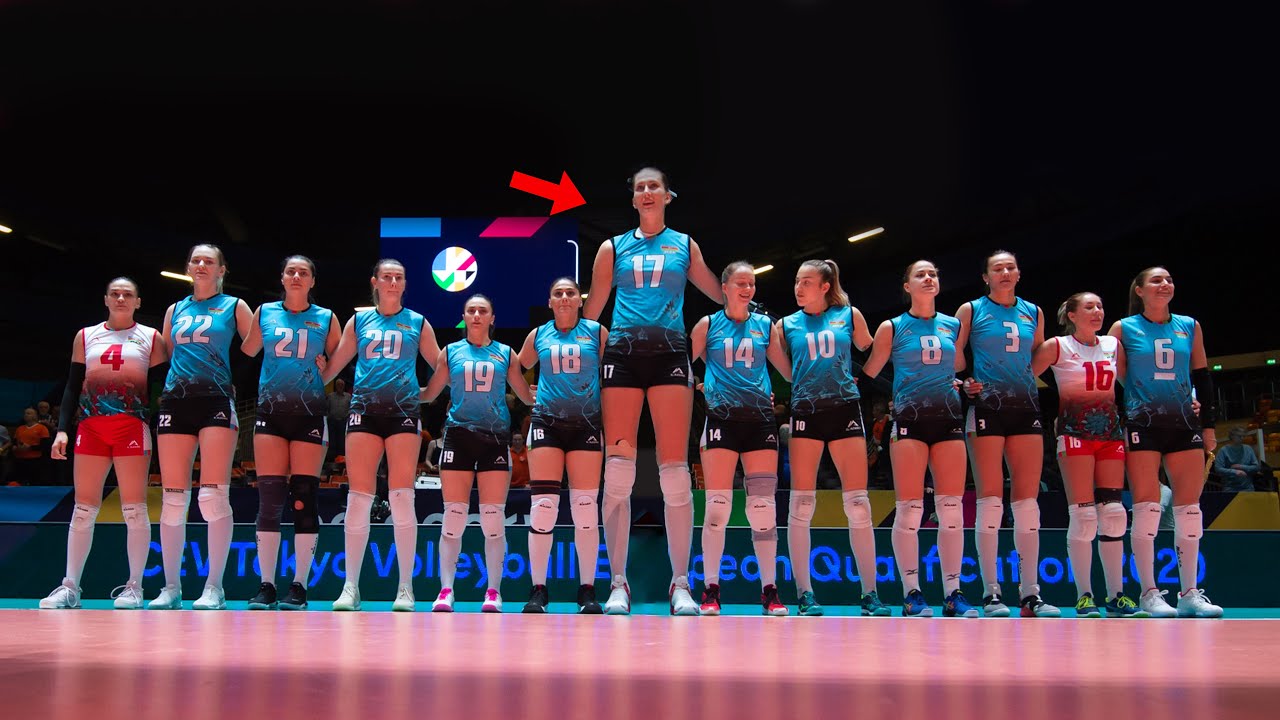 Super Tall and Powerful Volleyball Player | Polina Rahimova (HD)