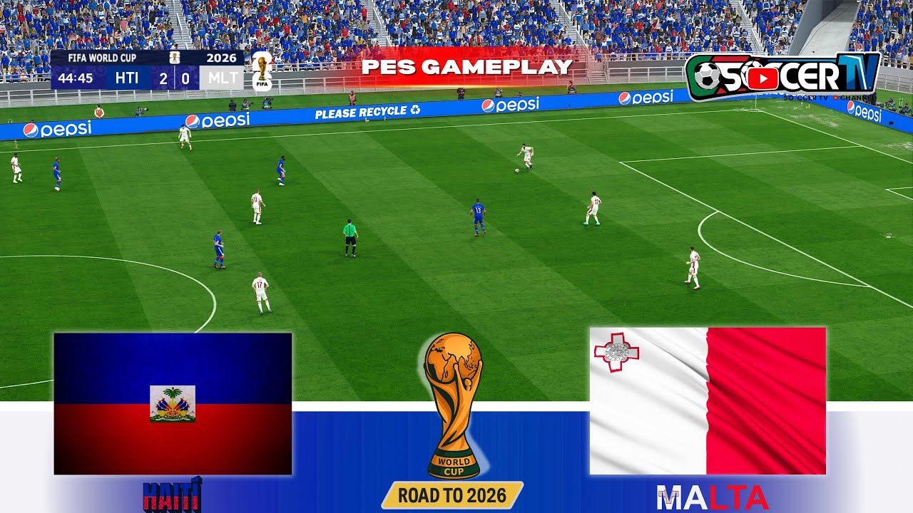 Haiti vs Malta | World Cup 2026 Simulation | PES 2021 (PC) Gameplay | Imaginary