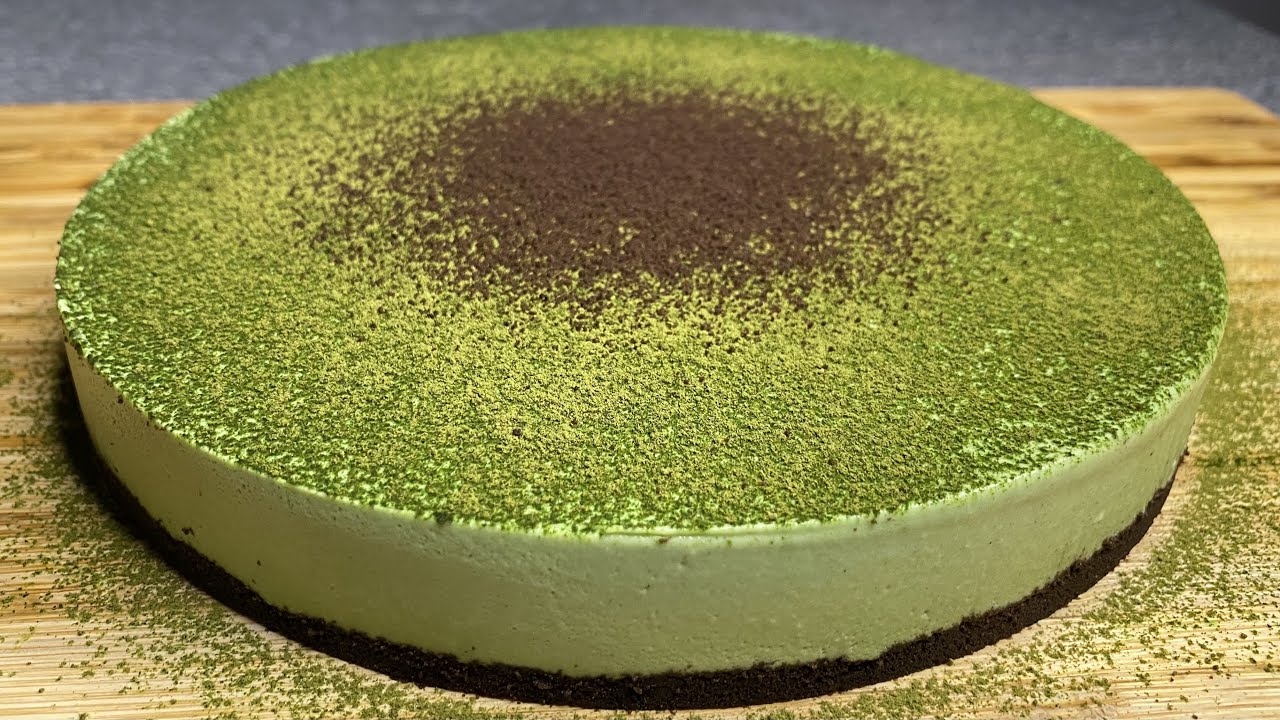 Matcha Oreo Cheesecake (No Bake) | Piggy Cooking