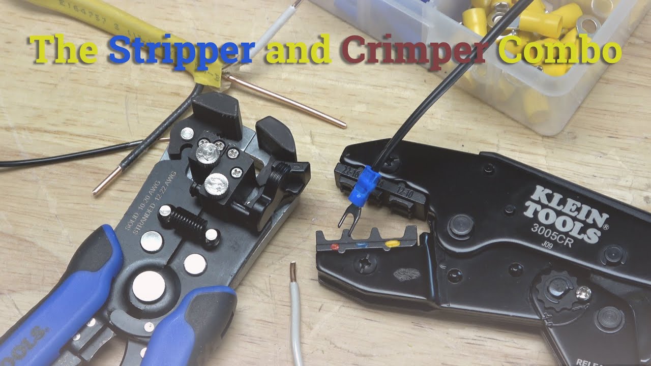 Klein Stripper and Crimper Combo