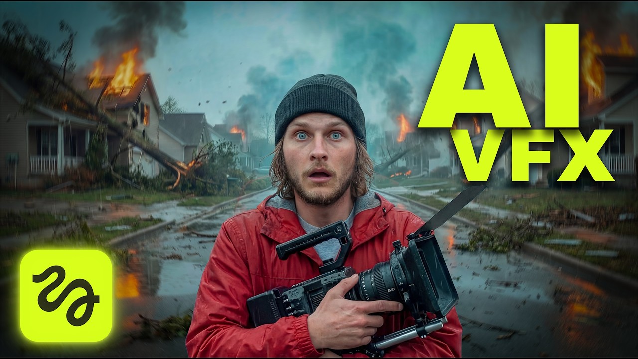I Combined AI With Practical Filmmaking… It Got WAY Too Real (3 VFX Tricks)