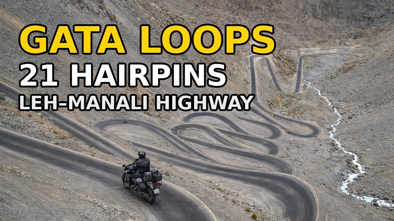 Conquering Gata Loops | Riding 21 Hairpins on Leh–Manali Highway 🏔️