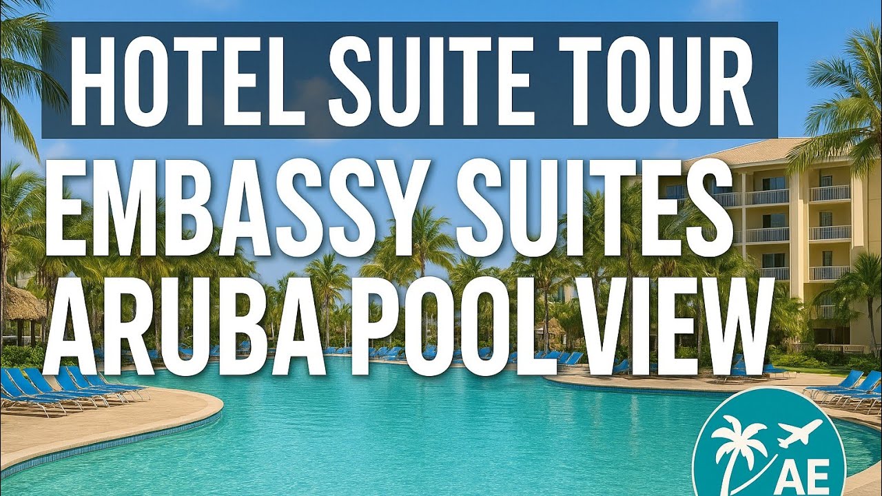 Embassy Suites Aruba | Pool View Suite Tour & Resort Walkthrough