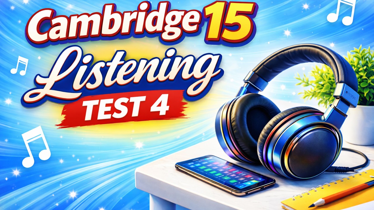 Cambridge IELTS 15 | Listening Test 4 | With Answers | HD