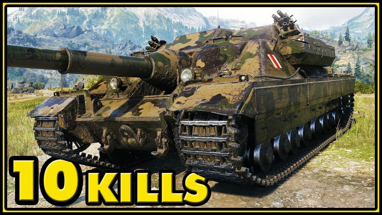 FV217 Badger - 10 KILLS - 10,7K Damage - World of Tanks Gameplay