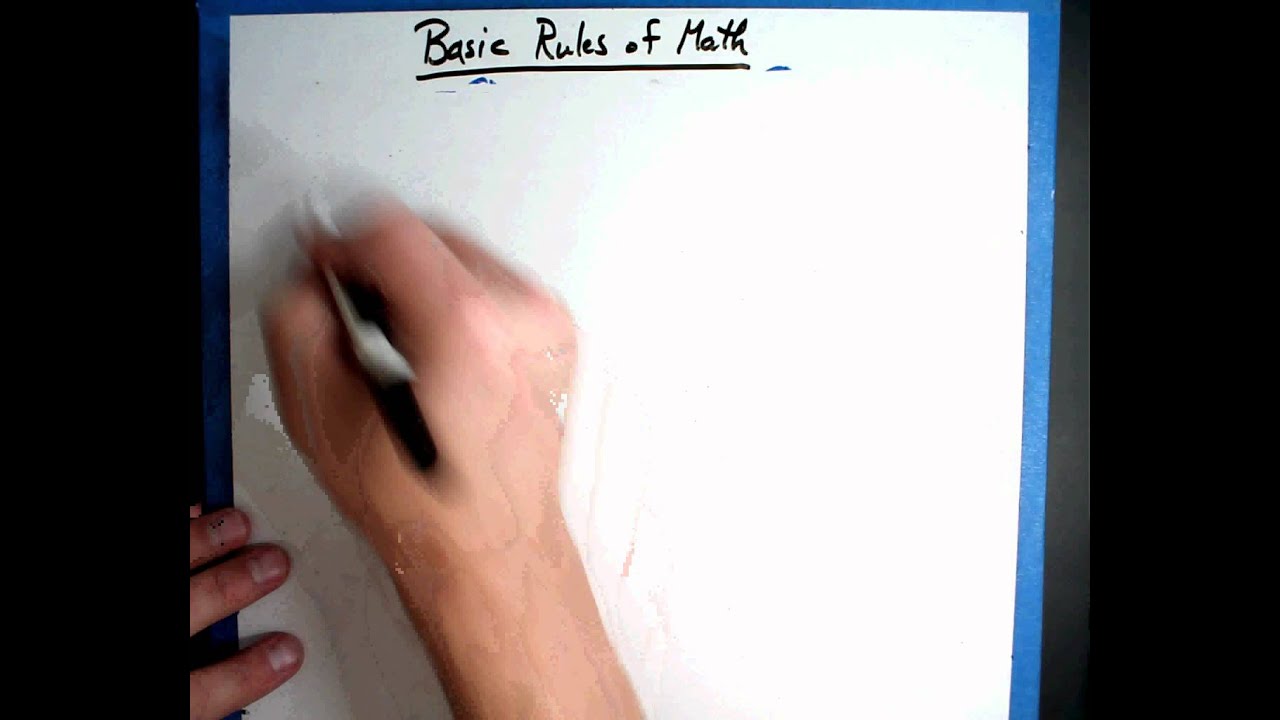 Basic Rules of Math - part A.wmv