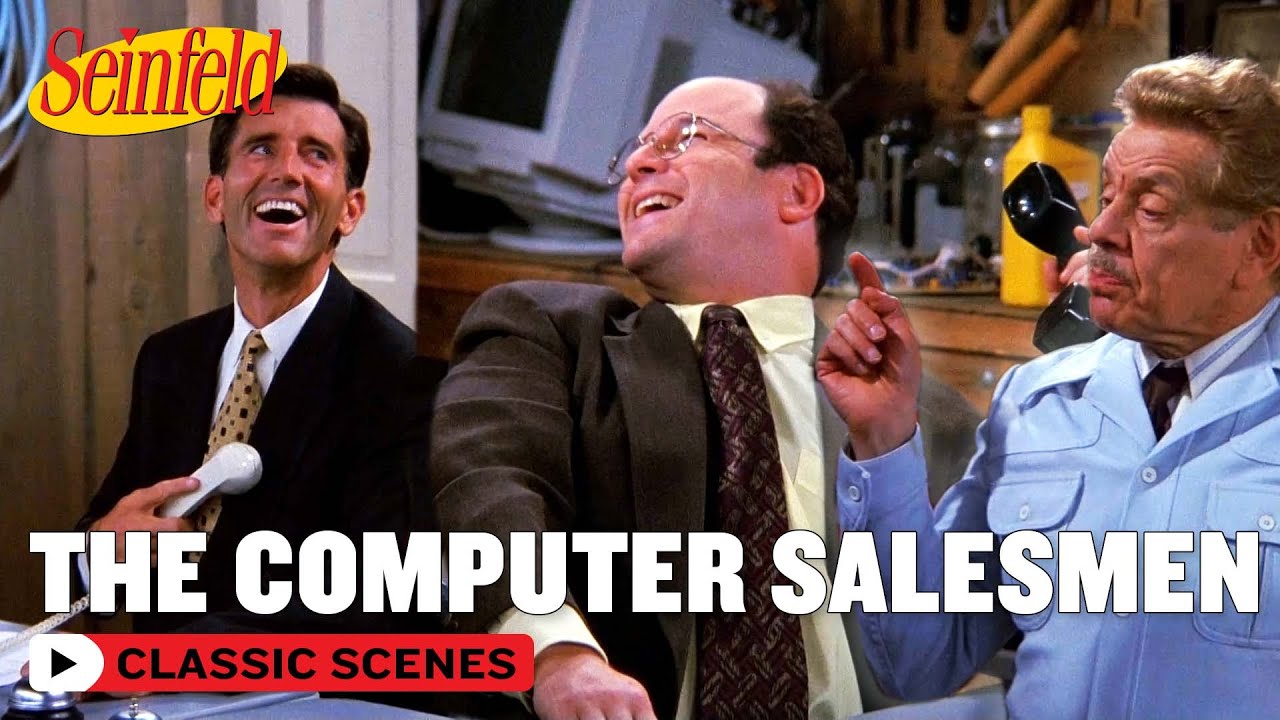George & Lloyd Braun Sell Computers For Frank | The Serenity Now | Seinfeld