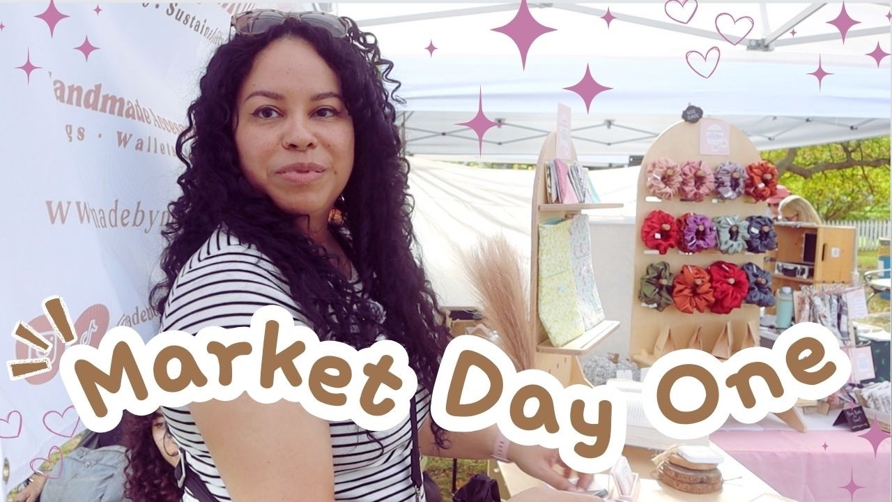 Craft Market Day One 🍂 | Handmade Accessories Small Business Vlog