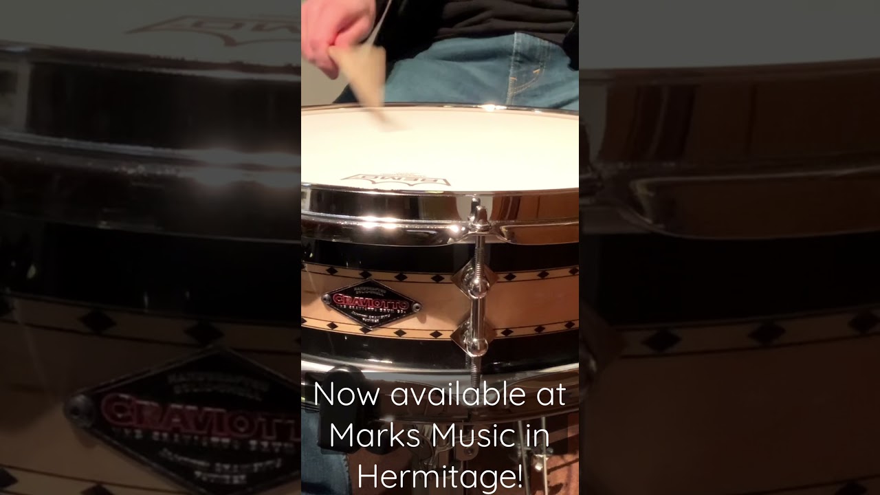 Craviotto 4.5X14. Double Maple Inlay. 