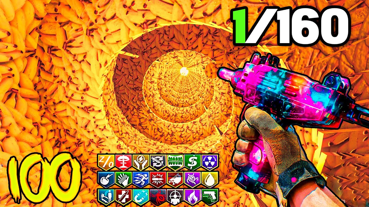TORRE MÁS DIFÍCIL de ZOMBIES BANANA TOWER +160 Armas GUN GAME🍌
